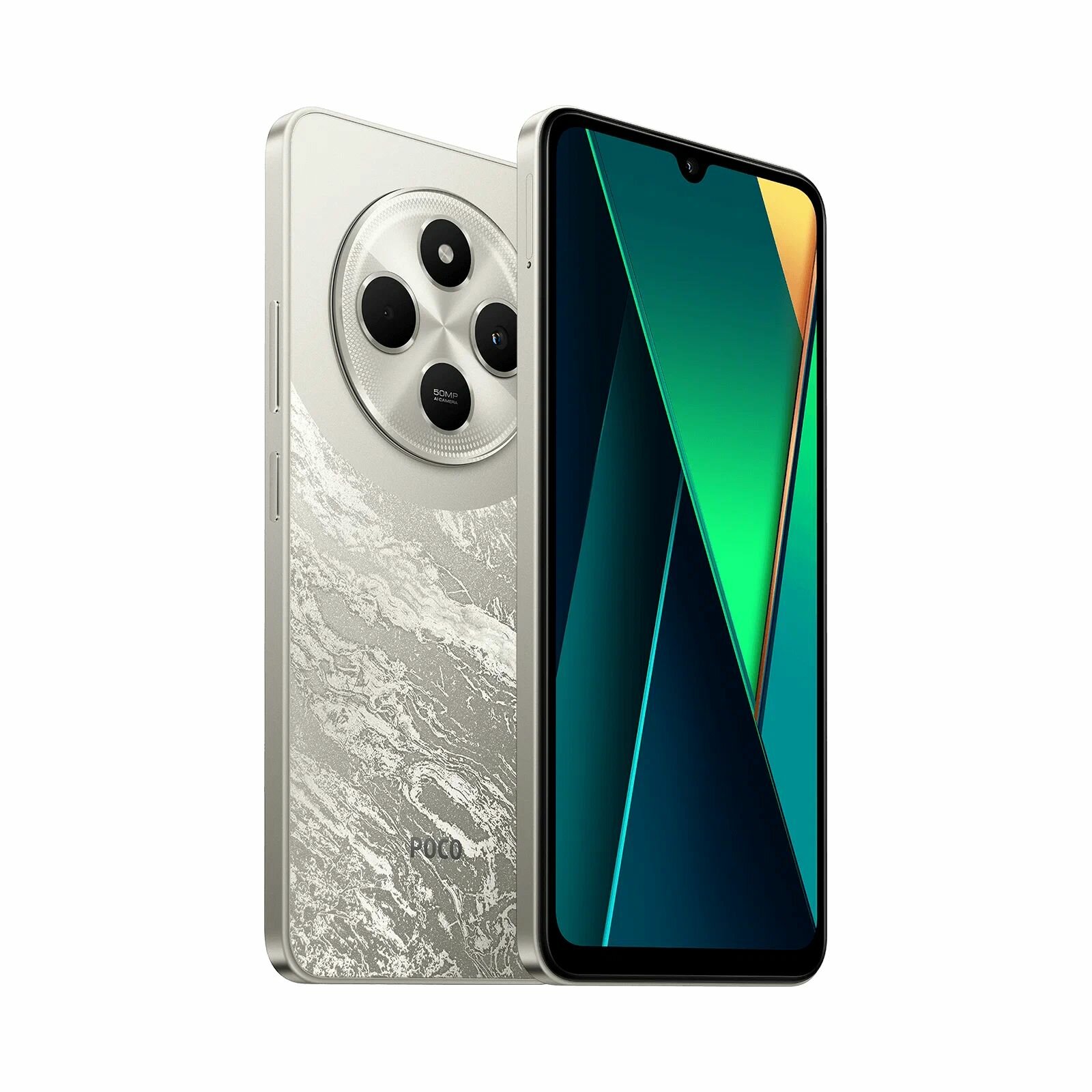 Смартфон POCO C75, 6/128 GB, 6.88", 120 Гц, цвет Gold, (золотой) — фото 1