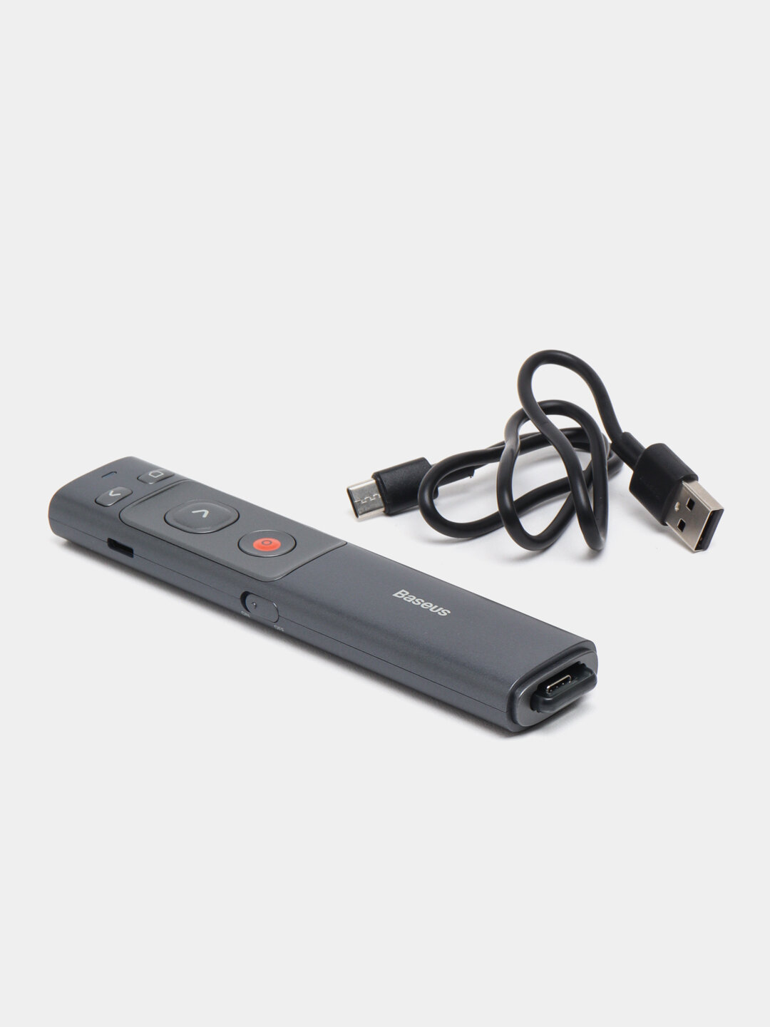 Презентер Baseus Green Dot Wireless Presenter, серый на аккумуляторе