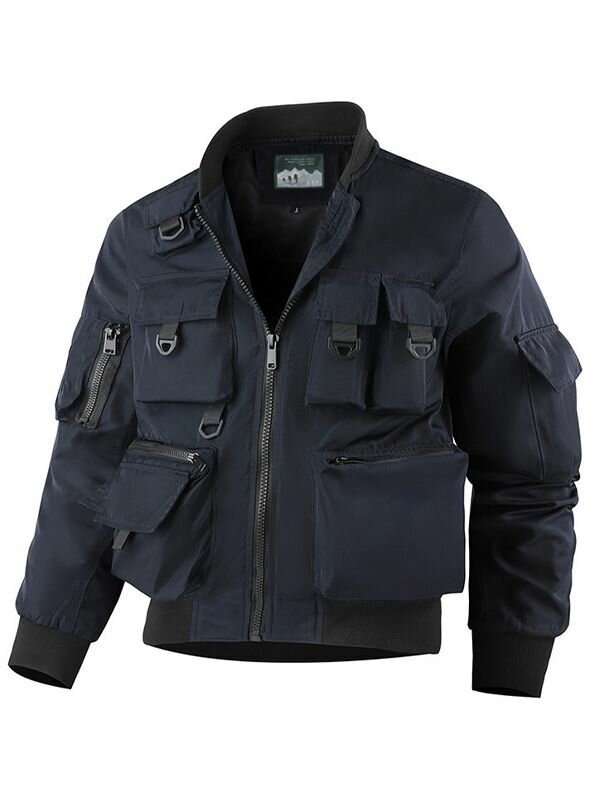 Пуховик  Осень-зима 2024 размер 4XL темно-синий