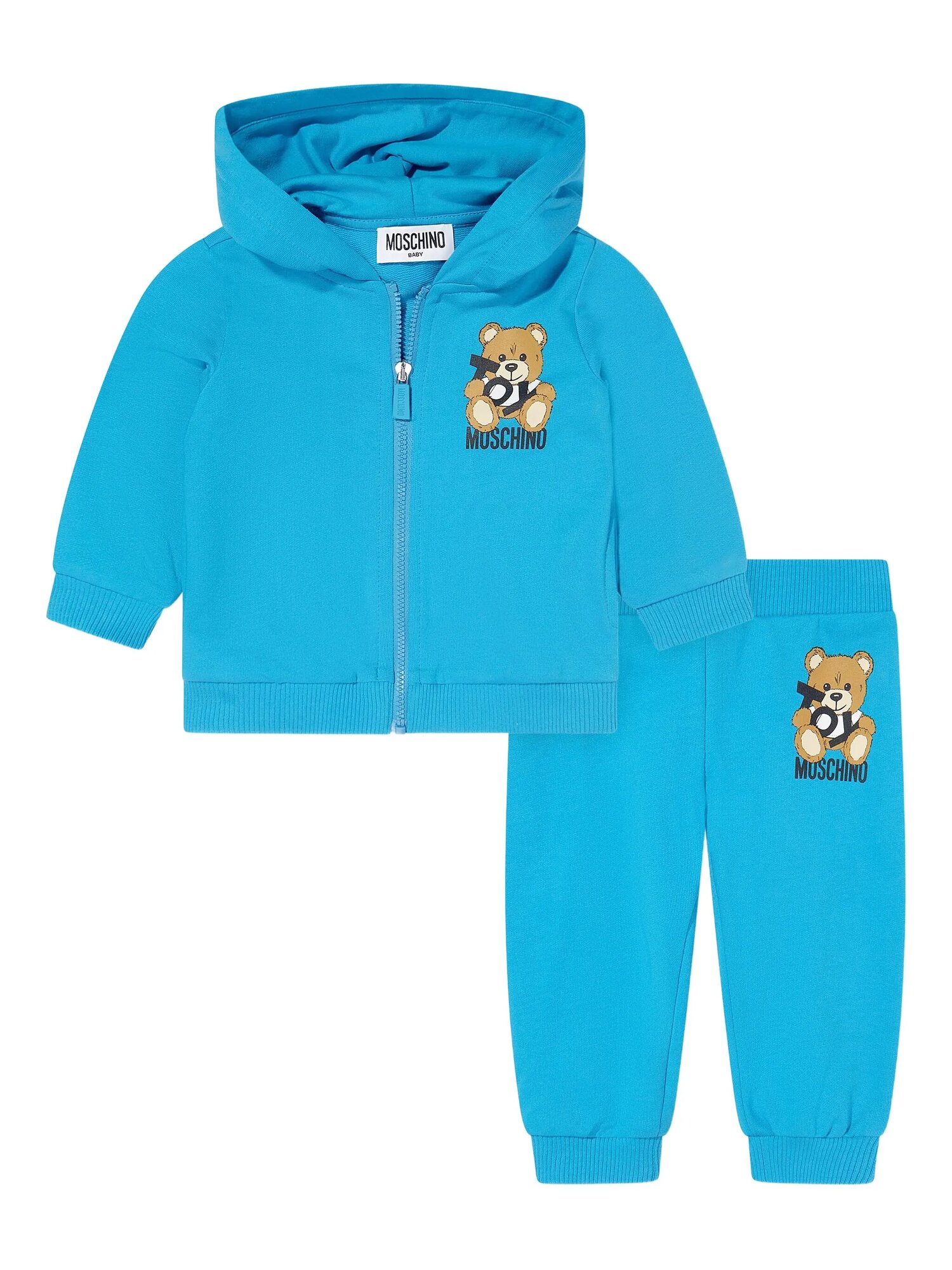 Костюм спортивный MOSCHINO Teddy Bear, размер 9-12 мес, синий