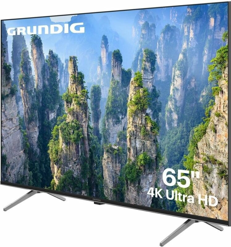 Телевизор Grundig 65 GHU 7930, 4K Ultra HD, серебристый