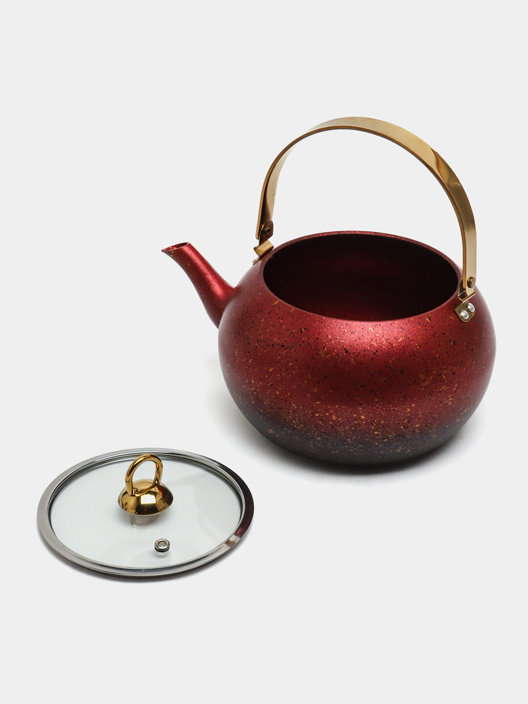 Чайник O.M.S Collection 8212-XL , красный, алюминий, 3 л — фото 1