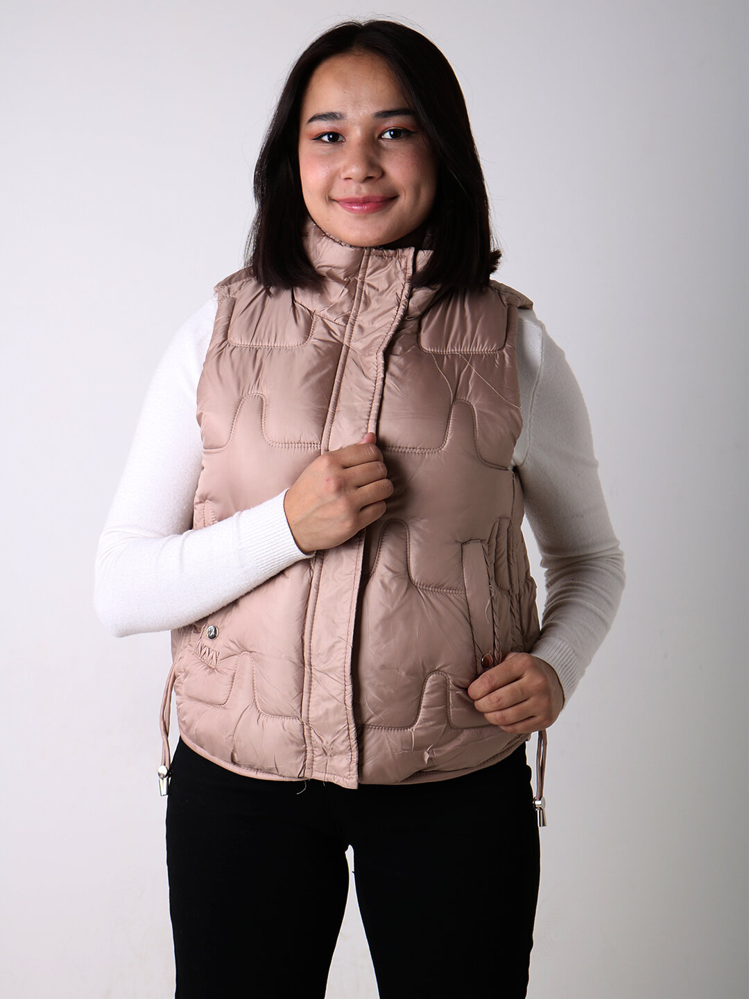 Жилет спортивный , размер One Size, бежевый — фото 1