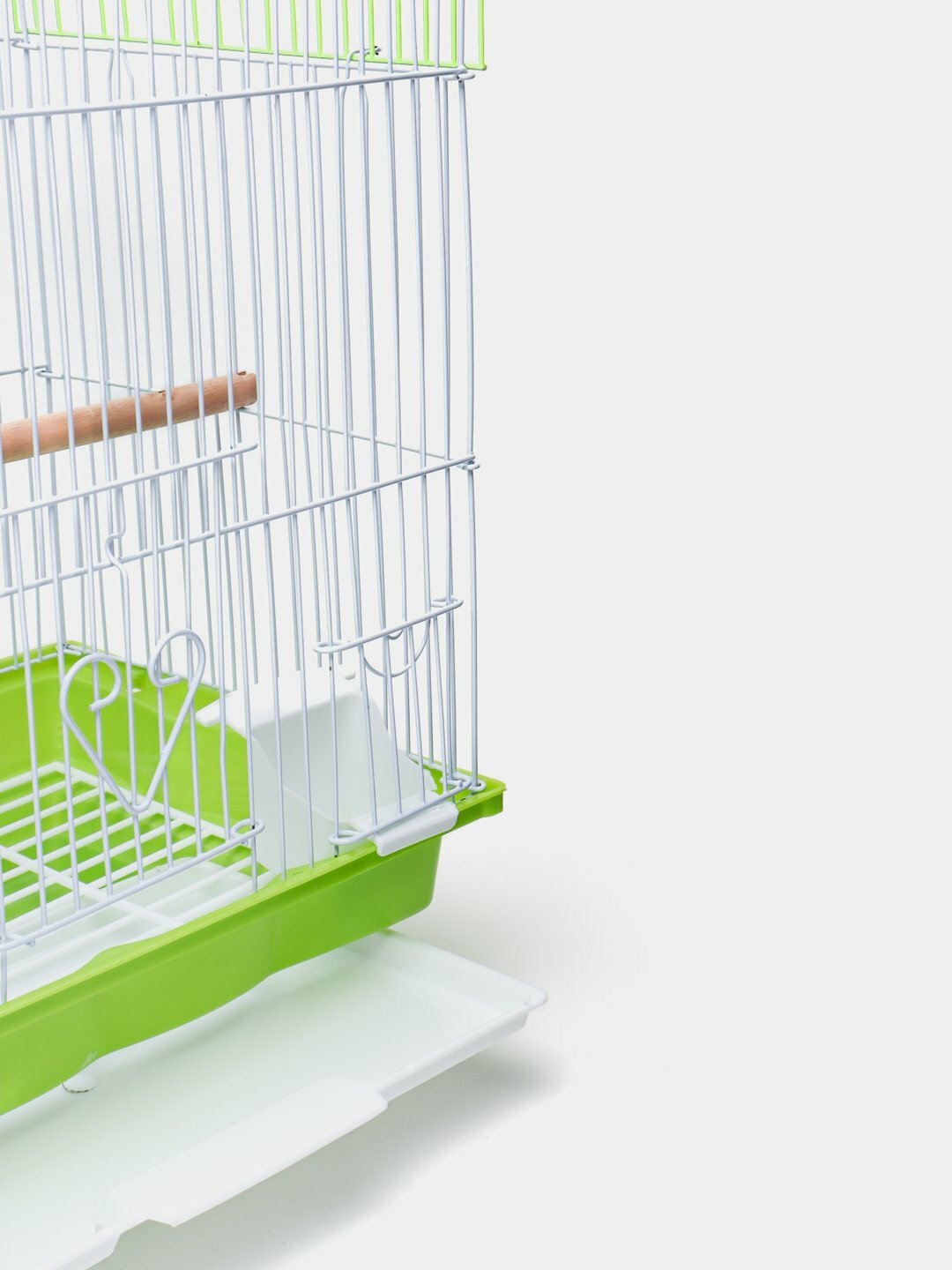 Клетка для птиц 39 * 30 * 21 см, А103, Лайм — фото 1