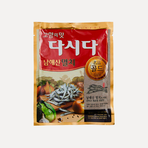 Изображение товара Приправа CJ Дашида со вкусом анчоусов для супов и блюд 300 г, Южная Корея