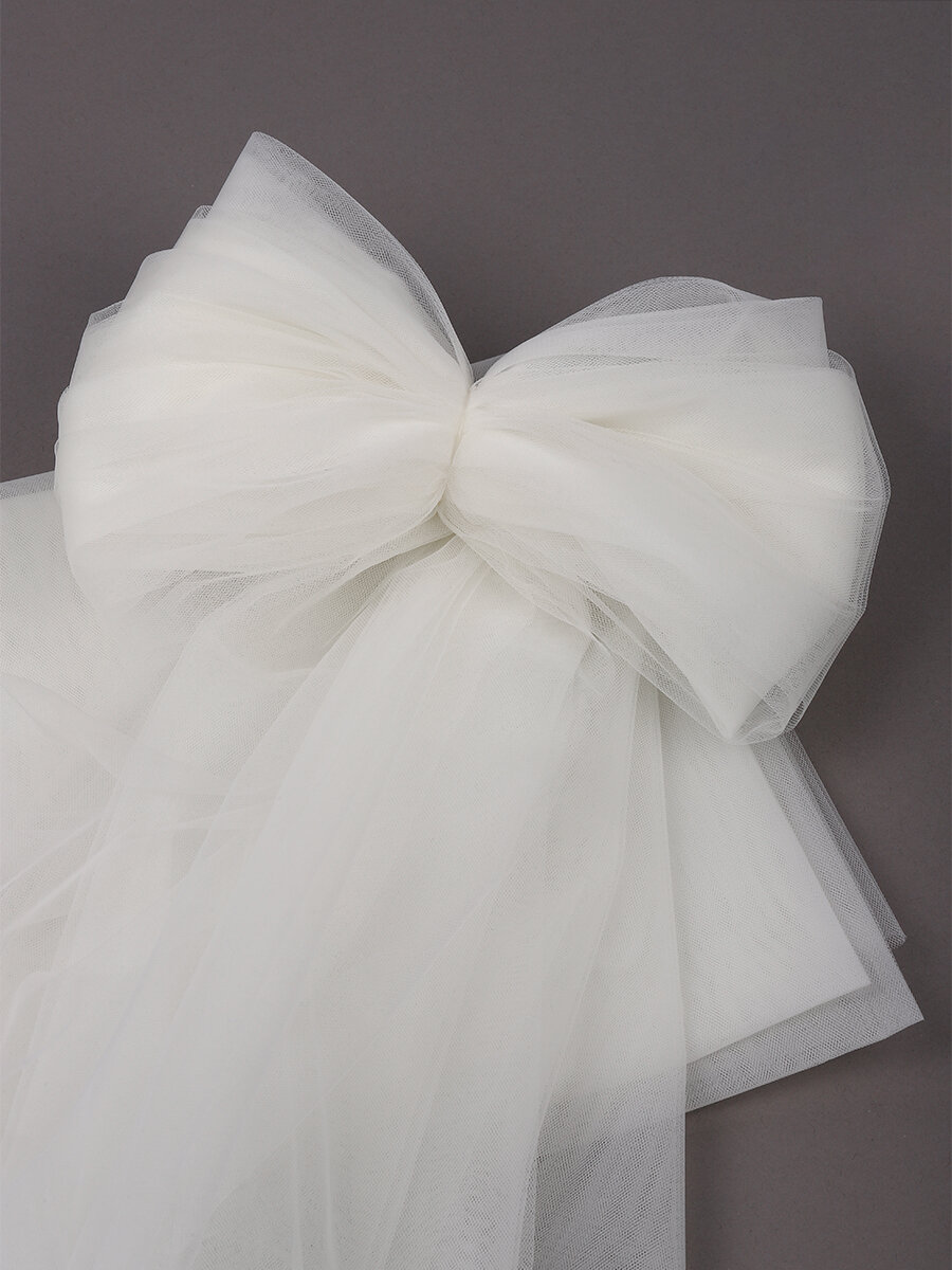 Еврофатин мягкий матовый Hayal Tulle арт. HT. S шир.300см, 100% полиэстер цв. 2 уп.5м - айвори — фото 1