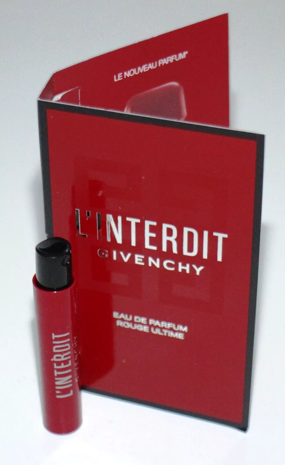 Парфюмерная вода Rouge Ultime Givenchy женская L'interdit Tube Spray, 1 мл