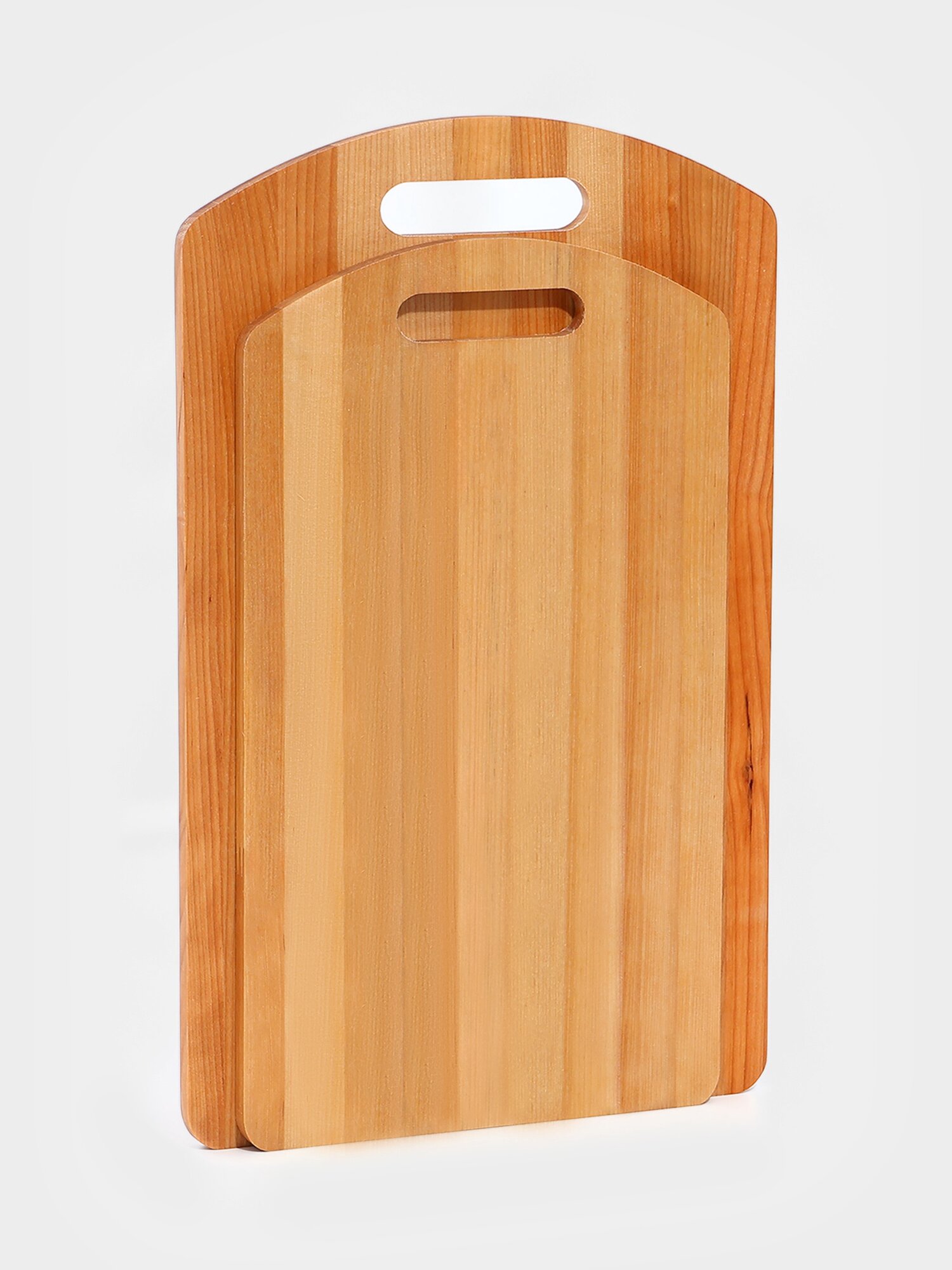 Доска разделочные набор 2 шт береза 30×18×0.8 см 35×22×0.8 см пропитаны мин. маслом