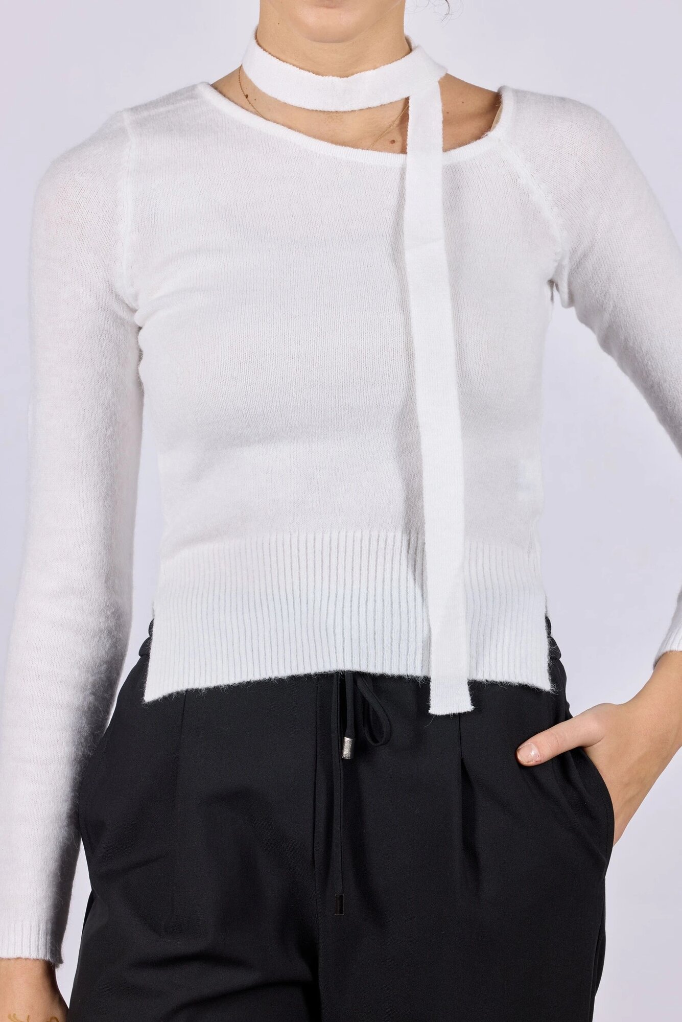 Джемпер Selfie, размер XS, белый — фото 1