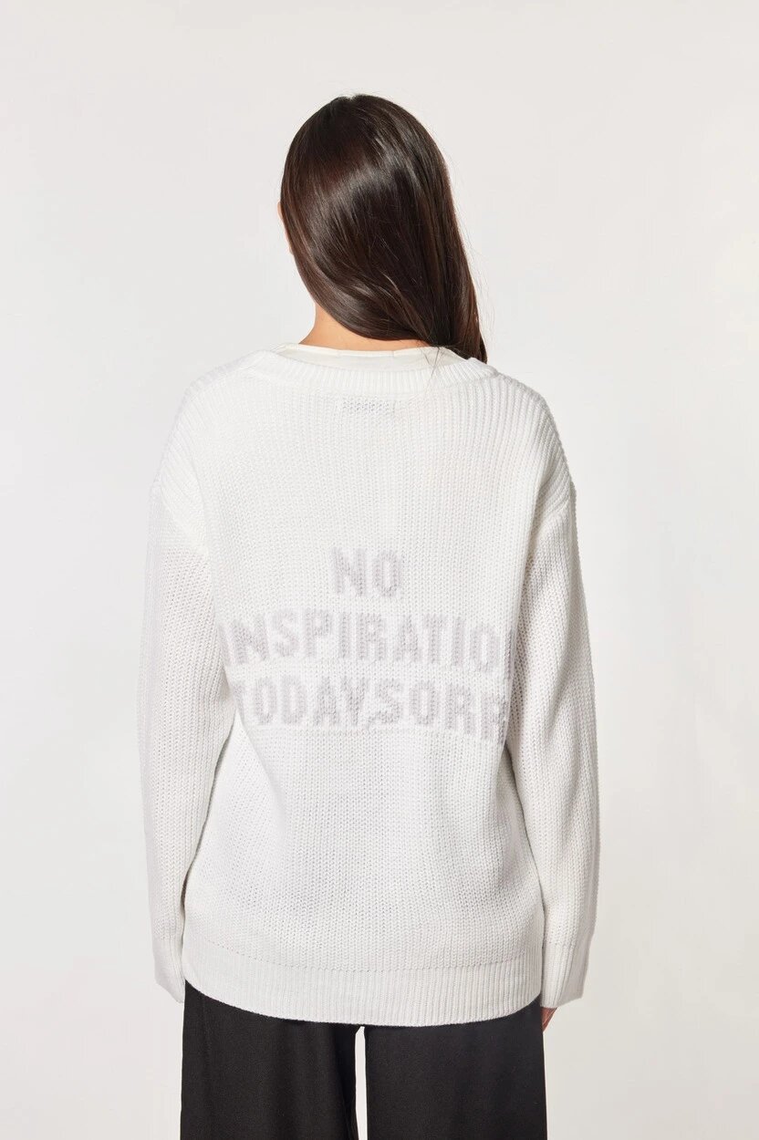 Свитер Selfie, размер XS, , белый — фото 1