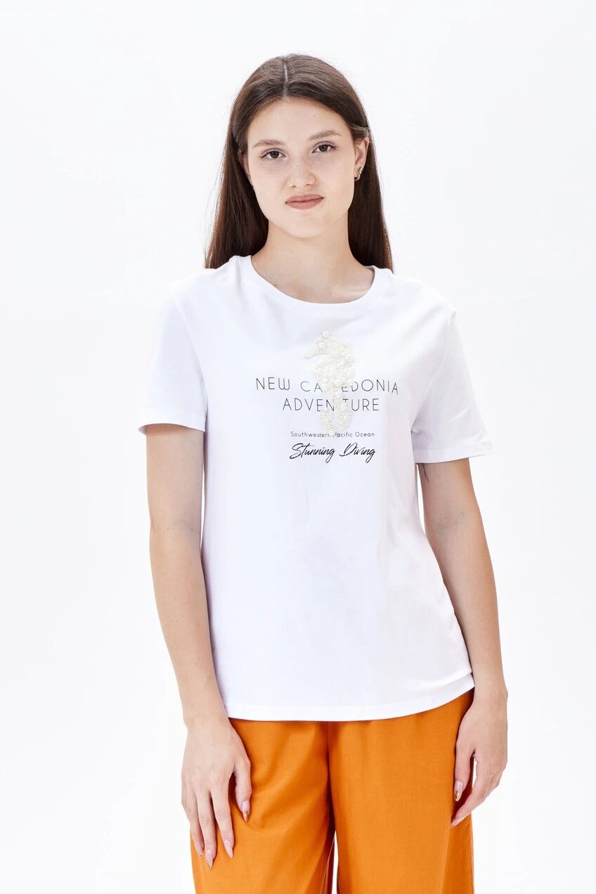 Футболка Selfie, размер S, белый — фото 1