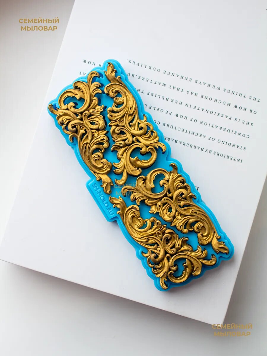 Силиконовая форма / молд для рукоделия "Лепнина" — фото 1