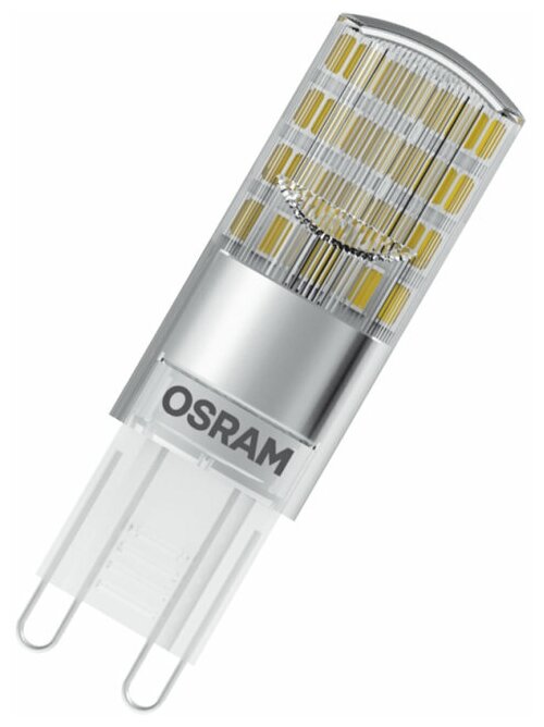 Лампа светодиодная LED 35W G9 (замена 32 Вт) теплый белый свет диммированная PARATHOM PIN Osram. 4058075811553 LEDVANCE