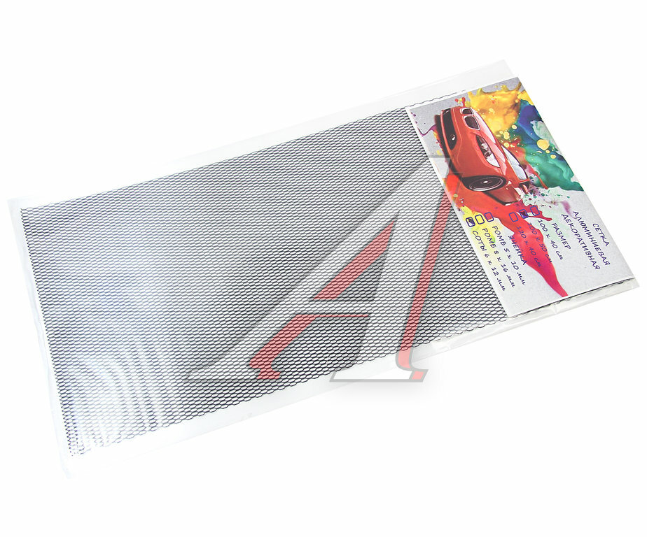 Решетка радиатора сетка (черная) 100х50см (соты 6х12 мм) GRILLE TUNING