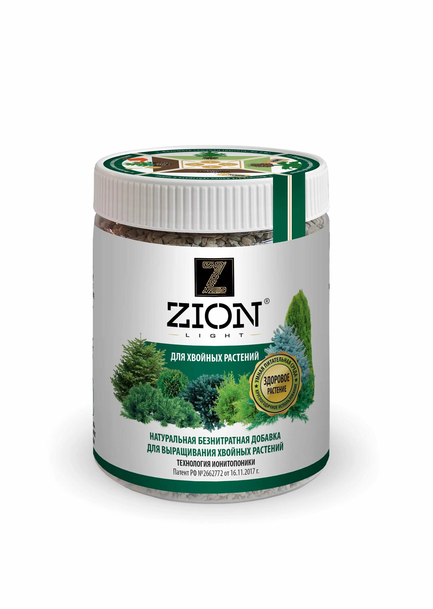 Удобрение ZION для хвойных ионитный субстрат 450 г