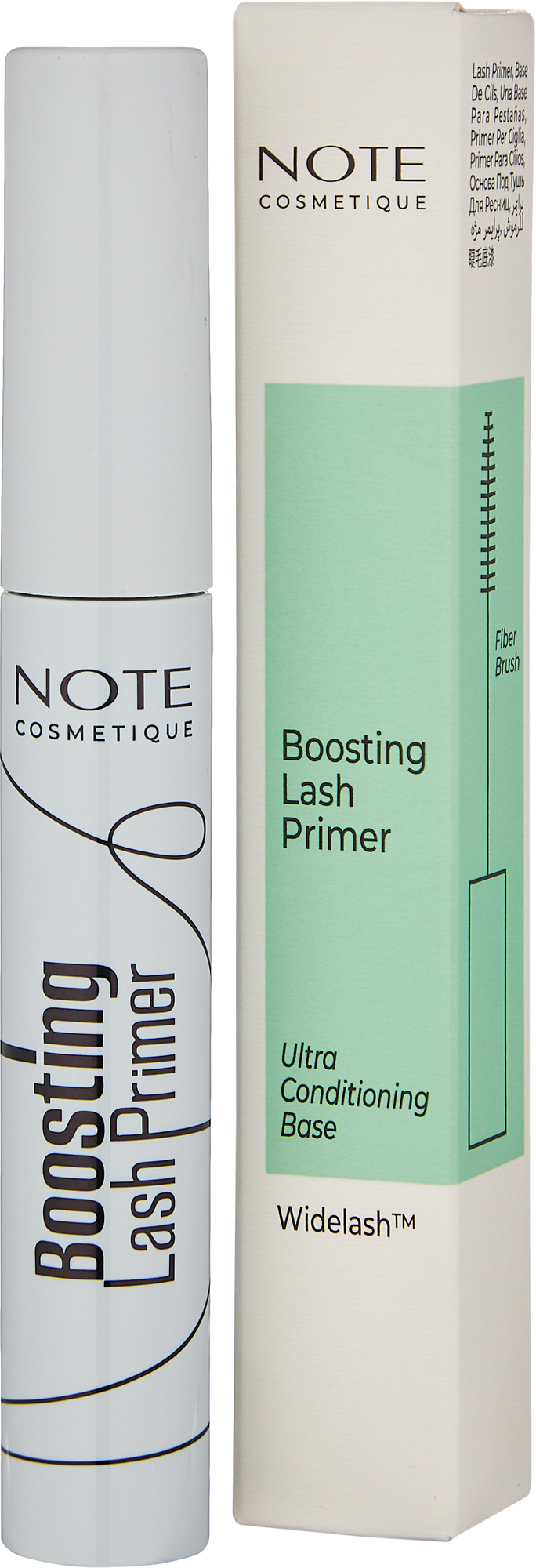 Праймер для ресниц Note Boosting Lash, для объема и длины, провитамин B5, экстракт керамики, 9мл