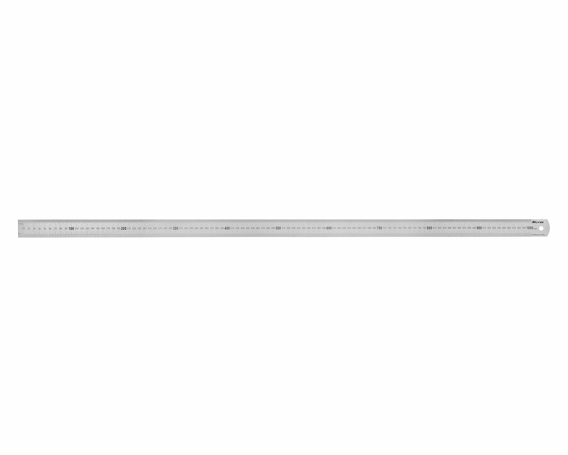Линейка измерительная Micron 1000х35мм металлическая (ГРСИ № 89267-23)