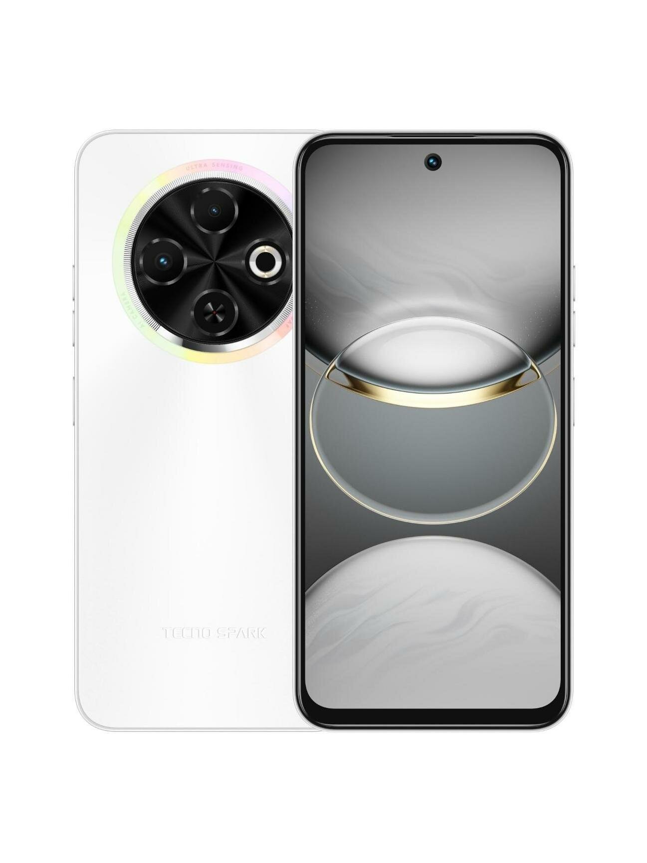 Смартфон Tecno Spark 30C 8/256GB Orbit White — фото 1