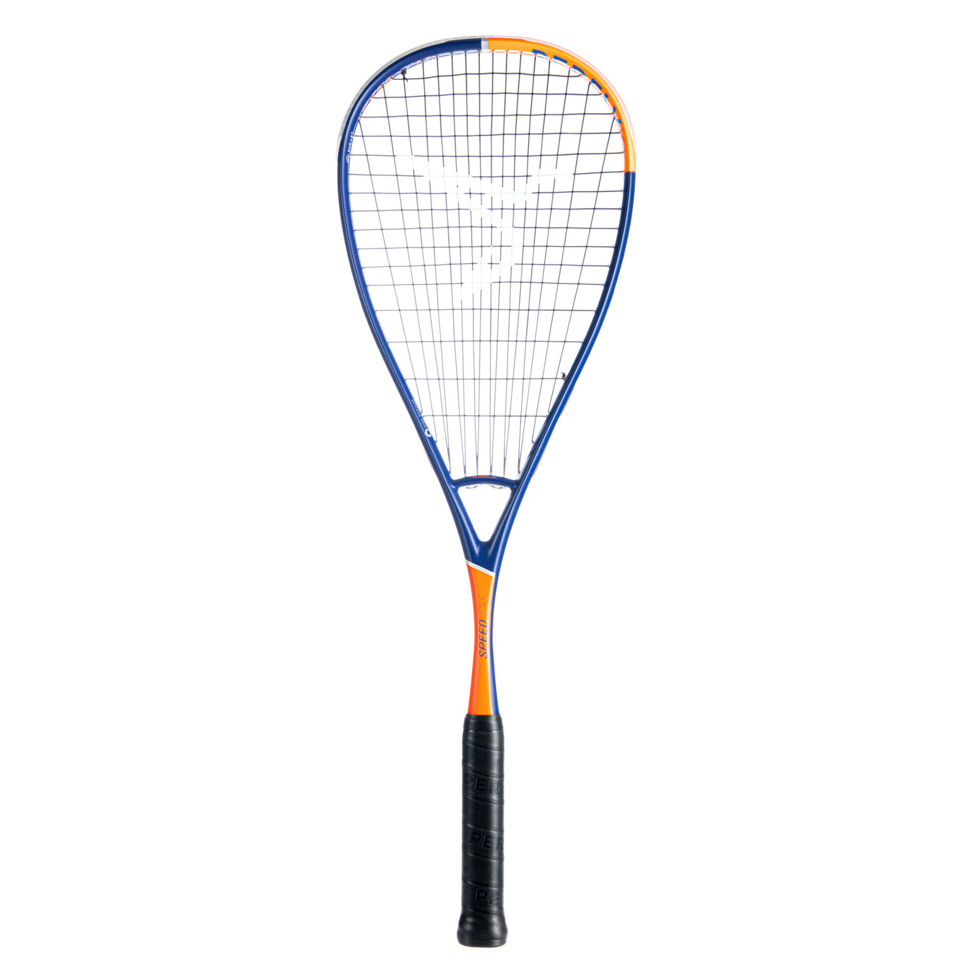 Decathlon Ракетка для сквоша Perfly Speed 135, для среднего уровня, синий/оранжевый