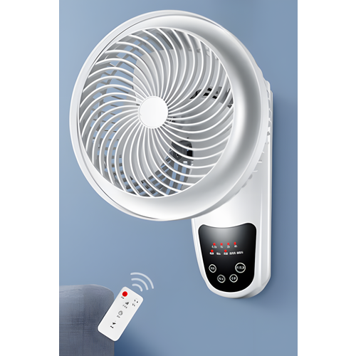Настенный вентилятор поворотный, мощность 45 Вт, с пультом д/у, белый