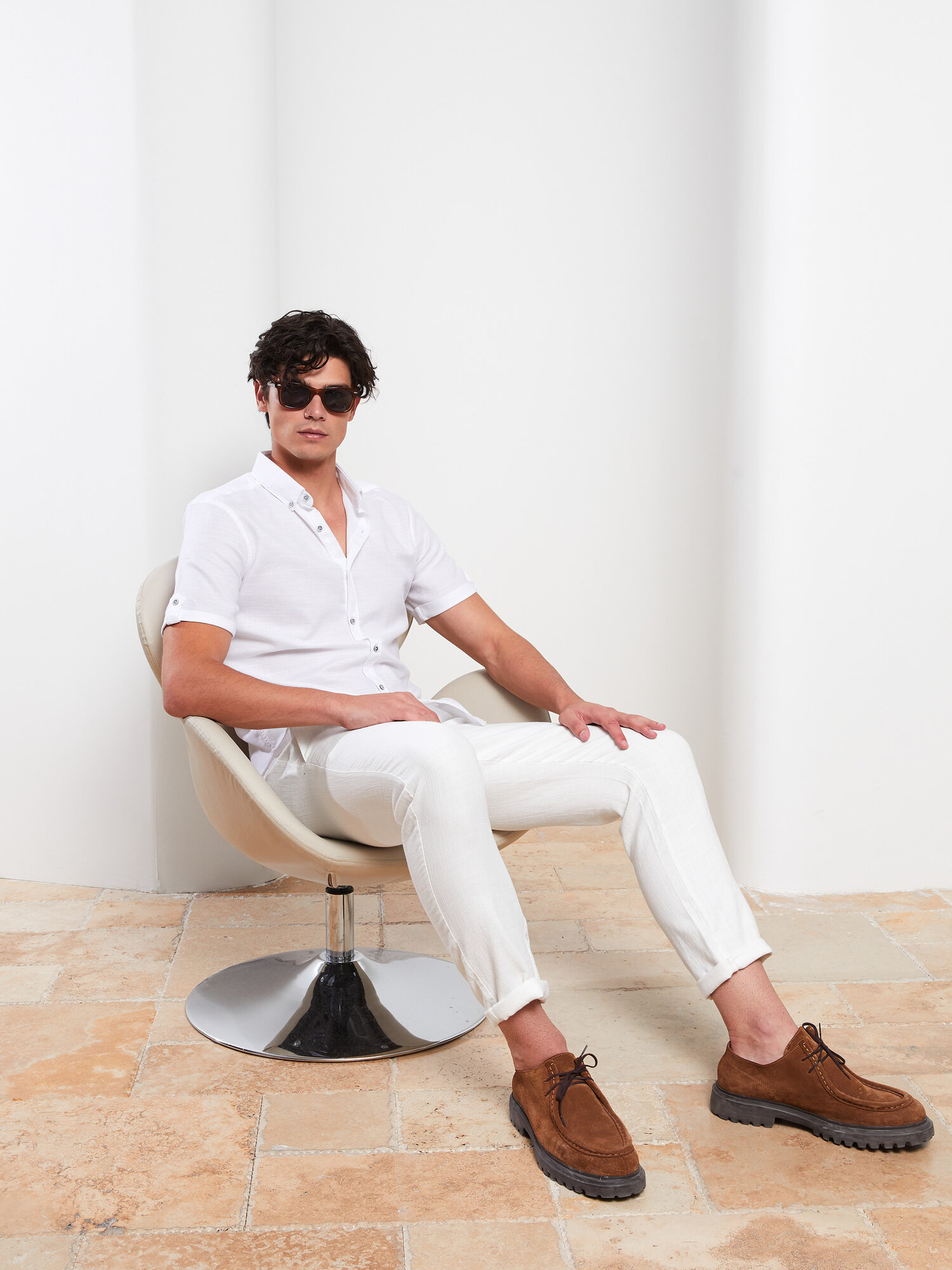 Рубашка LC Waikiki, размер 2XL, white