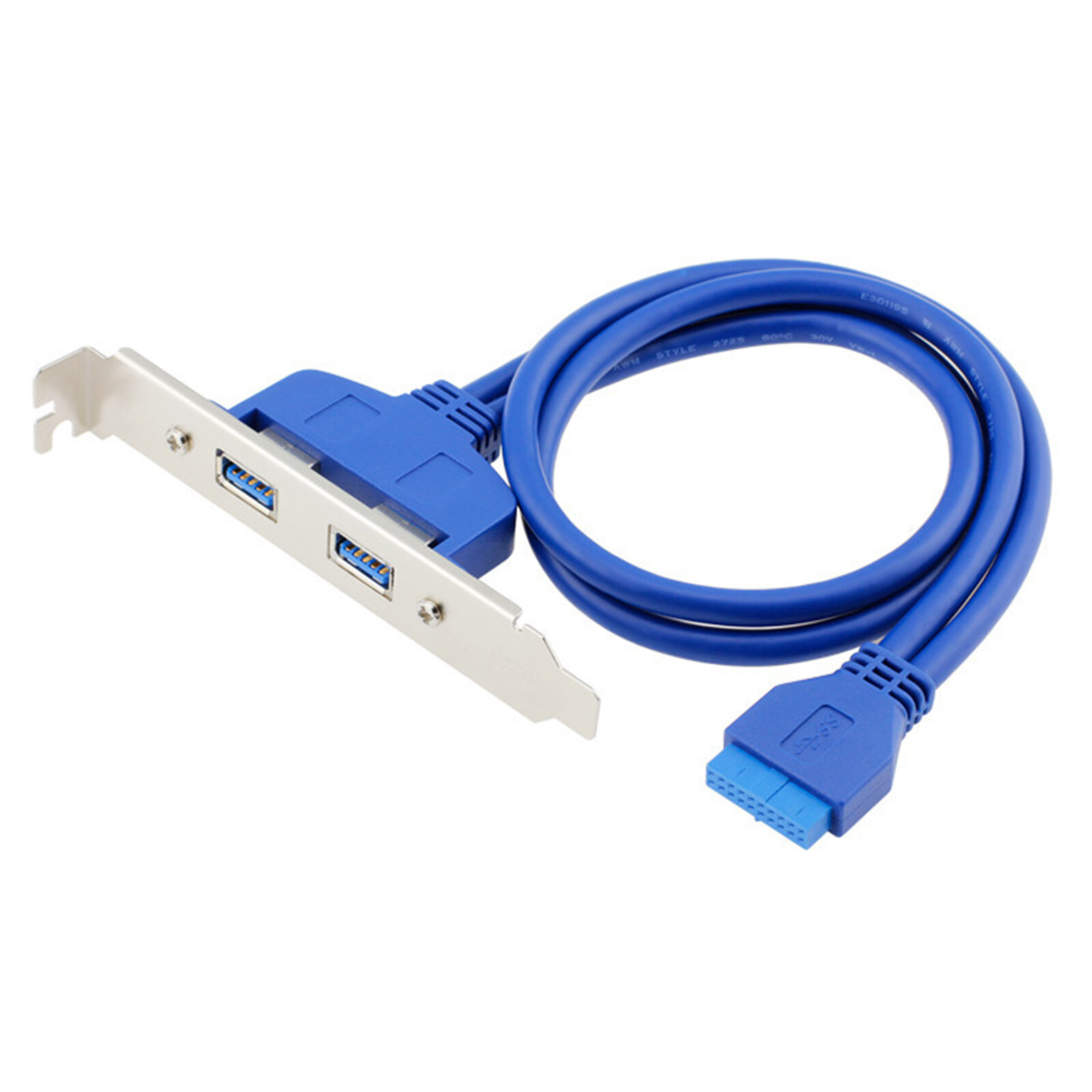 2-Портовый разъем USB3.0 USB 3.0 для подключения к материнской плате с 20-контактным разъемом PCI-кабеля
