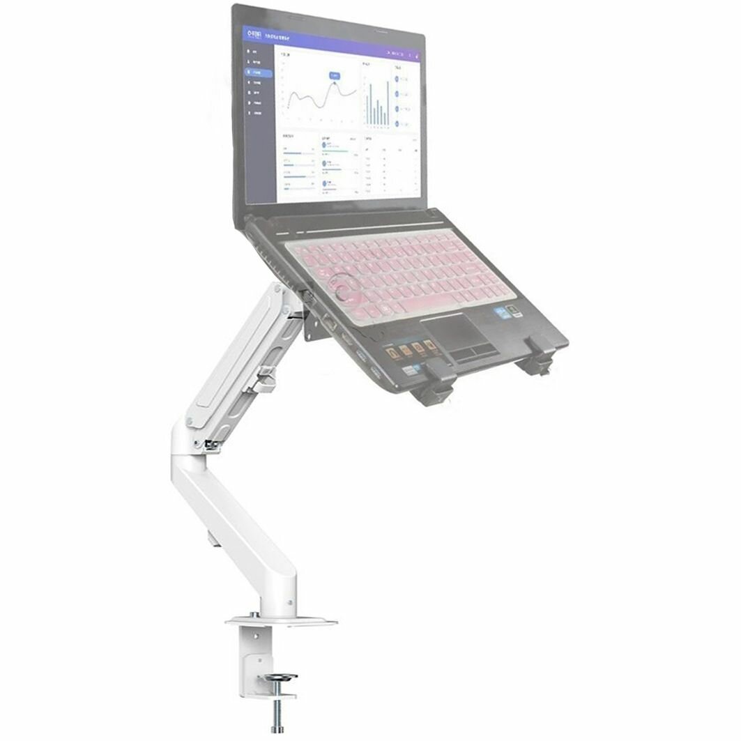 Кронштейн площадка держатель крепление лоток vesa для ноутбука ARTKRON Shelf-81W настольный , подставка для ноутбука от 10 до 16 дюймов. — фото 1