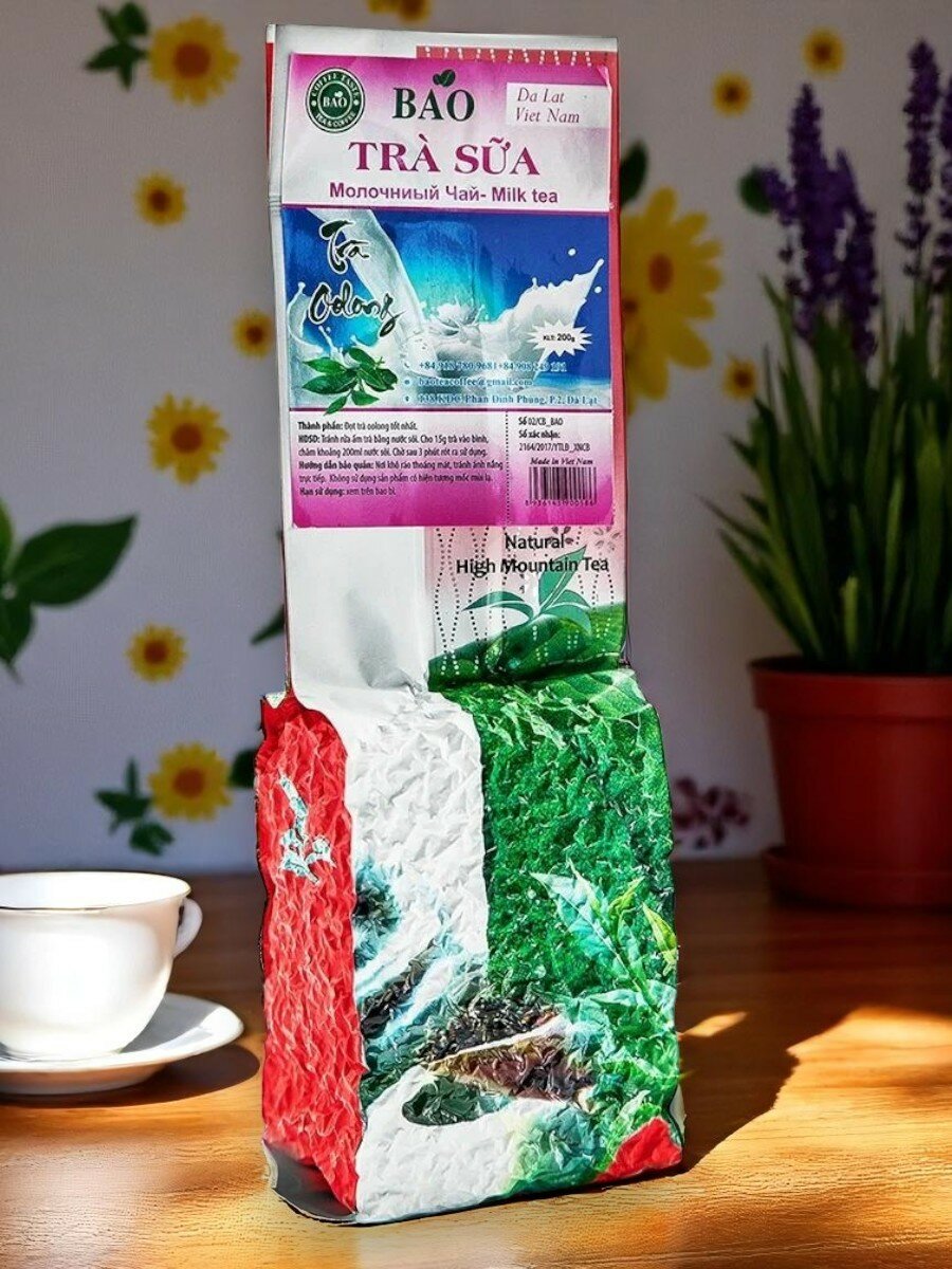 Вьетнамский Чай BAO Молочный улун (Tra Oolong Milk Tea), 200 г