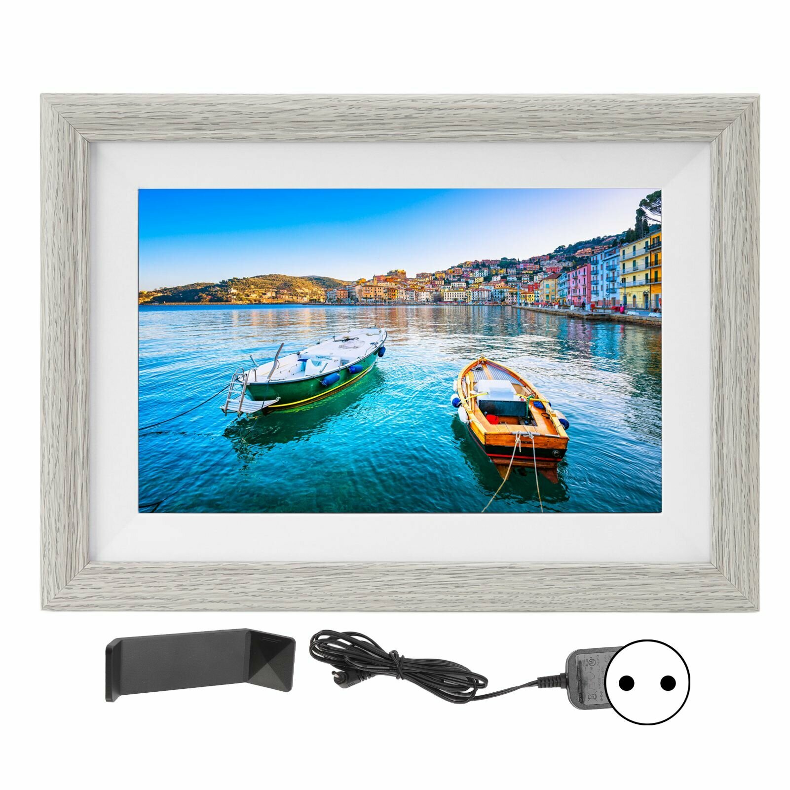 Белая 10 WiFi фоторамка сенсорный экран передача видео вилка EU