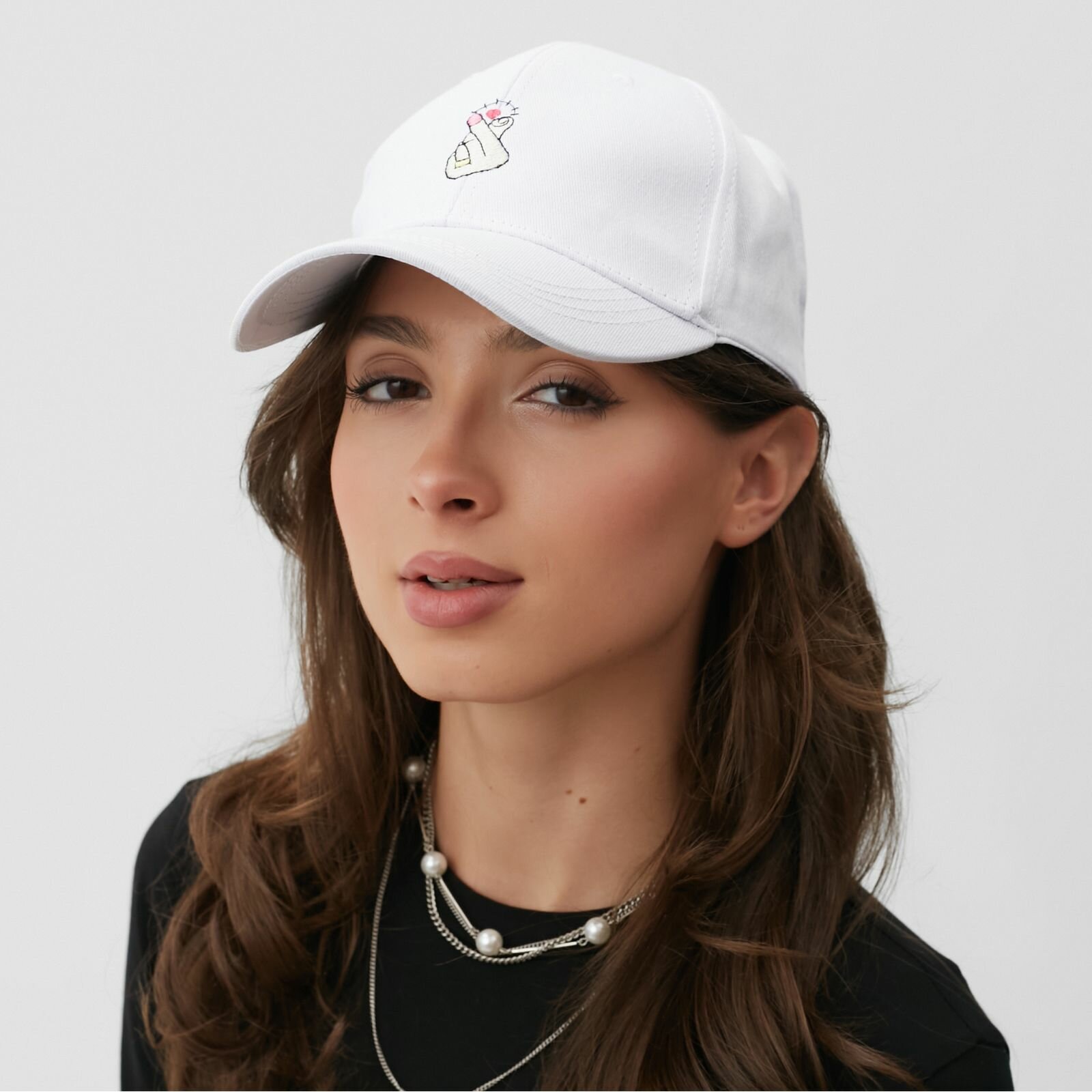 Кепка для велоспорта  Базовая коллекция для женщин размер 56-58 белый