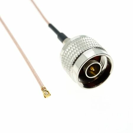 Адаптер для модема (пигтейл) U. fl(IPEX)-N(male) кабель RG178 30см.