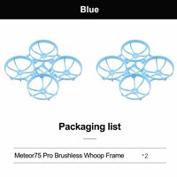 BETAFPV метеорол 75 Pro FPV комплект рамы 1S микро бесщеточный Meteor 75 FPV гоночный Дрон Радиоуправляемый квадрокоптер рамка, Cyan