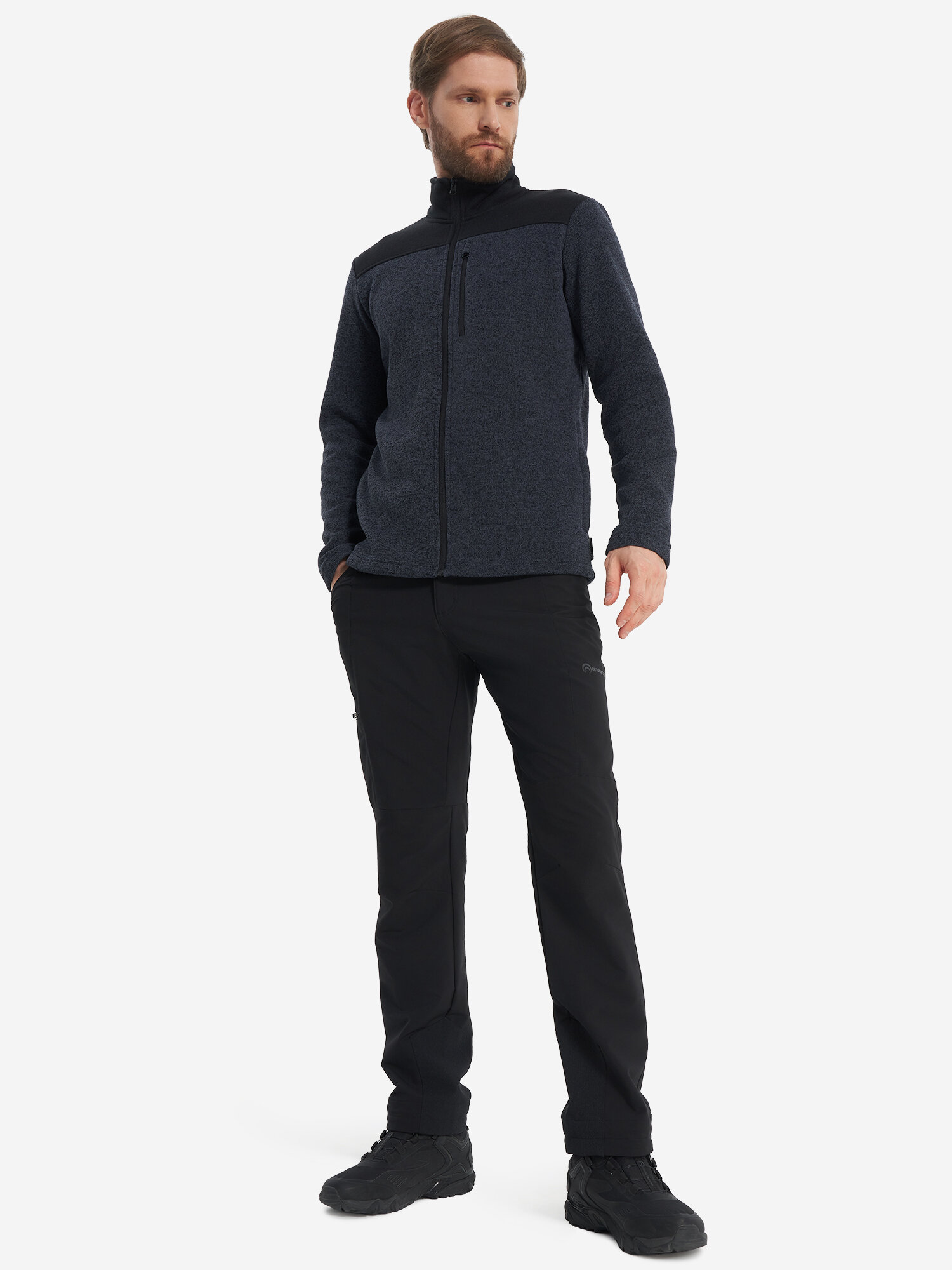 Джемпер OUTVENTURE, размер 54, синий/черный — фото 1