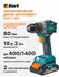 Дрель-шуруповерт аккумуляторная BORT BAB-21-BLK (2х2,0 Ач + ЗУ)