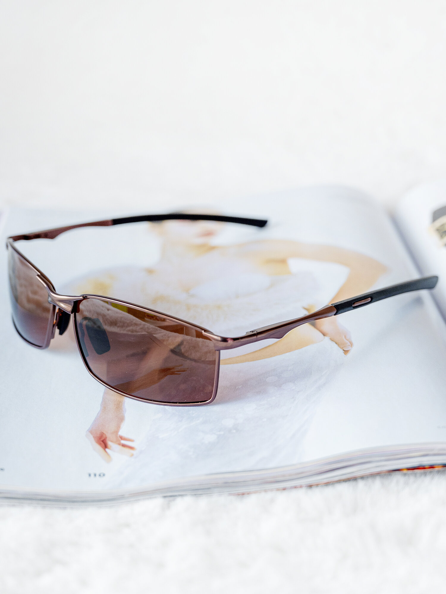 Солнцезащитные очки Zabologen, коричневый — фото 1