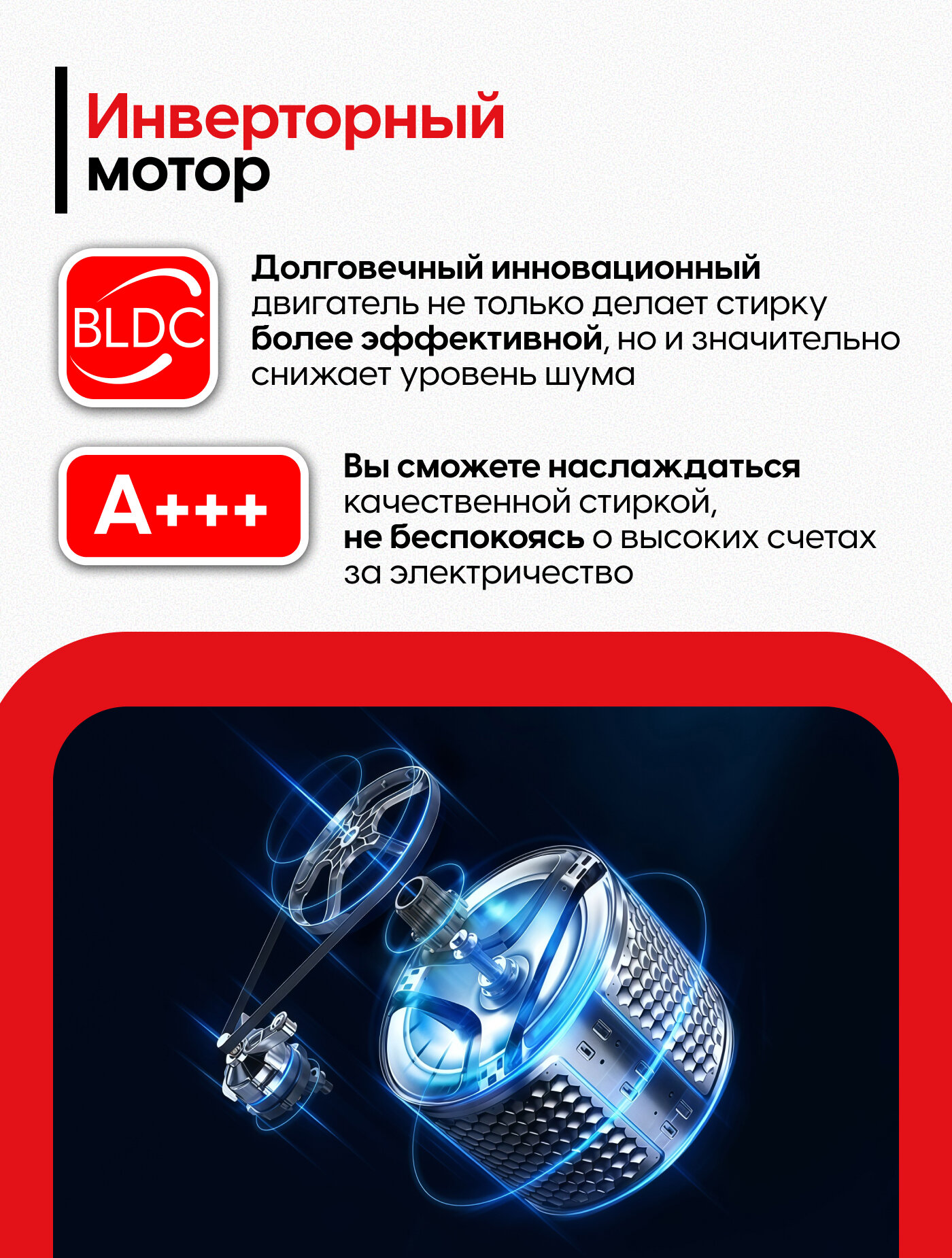 Стиральная машина автомат YOSHIRO YWM-F7B207, A+++ класс энергопотребления, 16 программ — фото 1
