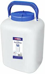 Емкость для воды, фляга пластиковая 35 л с крышкой