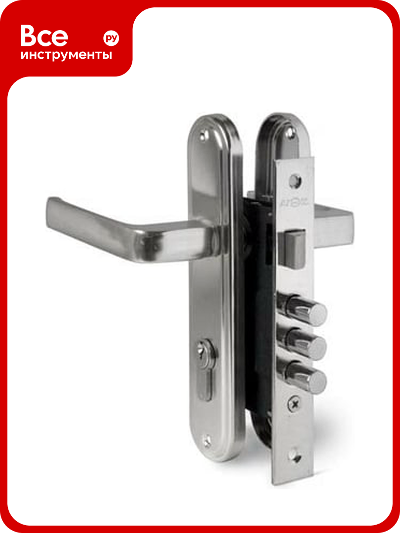 Врезной замок APECS 1026/60-CR 0108 03171