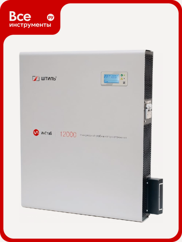 Изображение товара Однофазный стабилизатор переменного напряжения Штиль ИнСтаб IS12000 инверторный, настенный монтаж, чистая синусоида