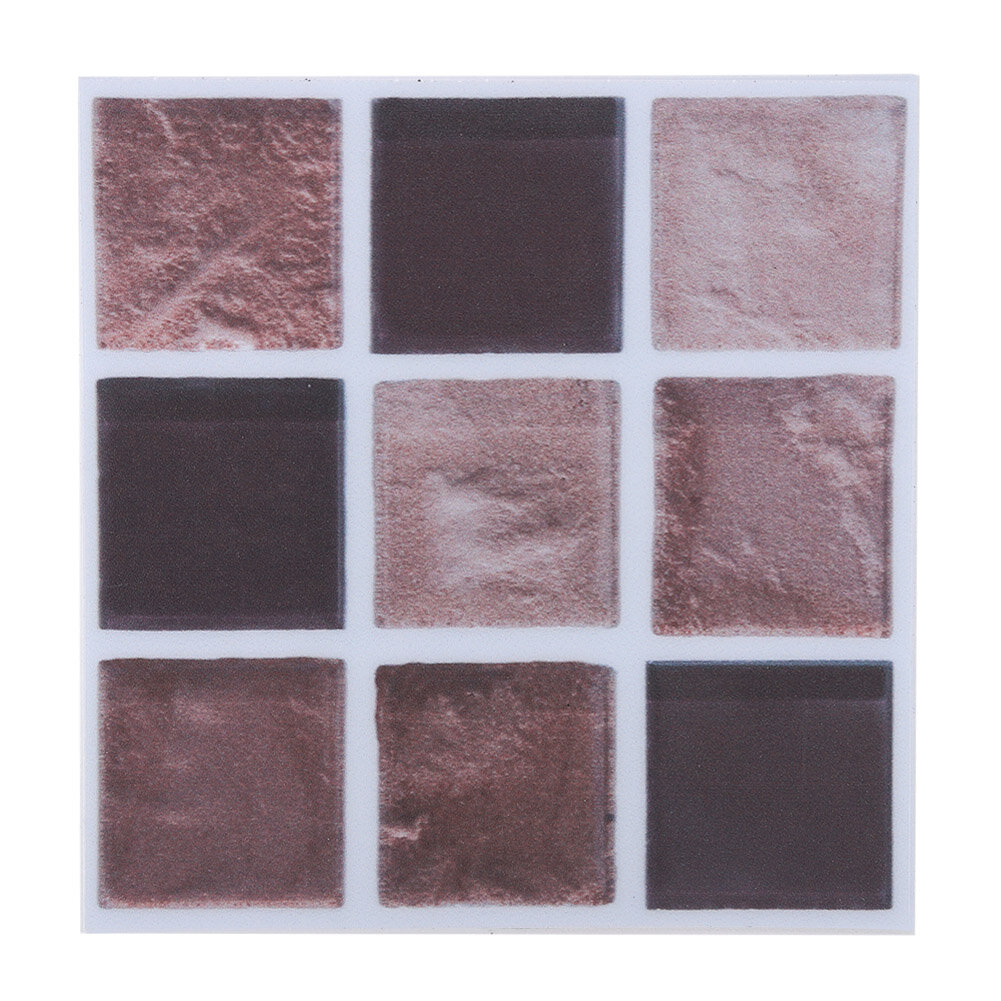 18pcs Mosaic Plain Transfer Stickers Кухня для ванной комнаты Diy Home (10 см*10 см) (MTS009)