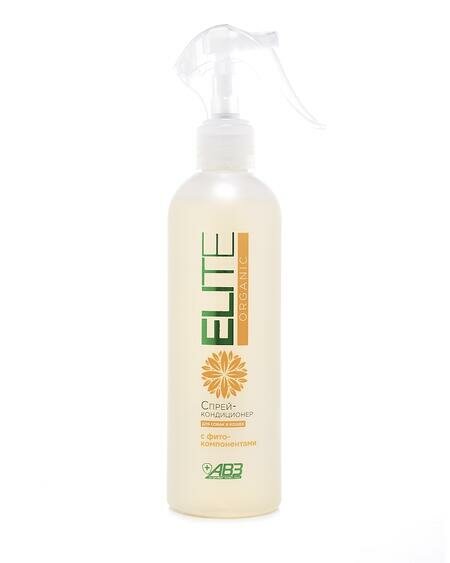 АВЗ ELITE ORGANIK 270 мл спрей-кондиционер для кошек и собак с фитокомпонентами