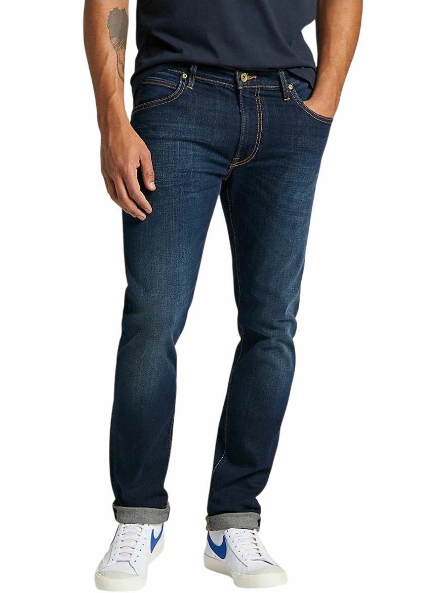 Джинсы зауженные Men Luke Jeans 