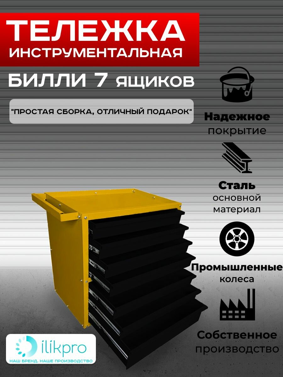 Тележка инструментальная на колесах "Билли 61"