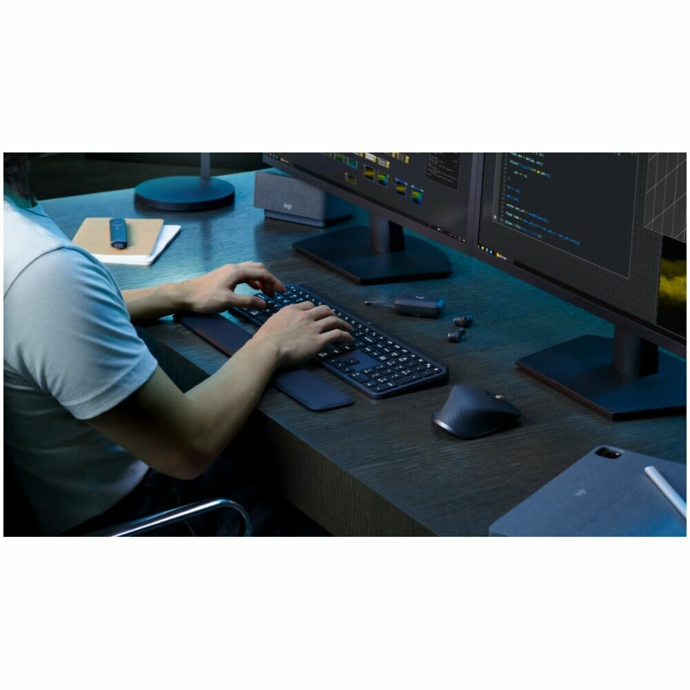 Клавиатура беспроводная Logitech MX Keys S Wireless Keyboard Graphite — фото 1