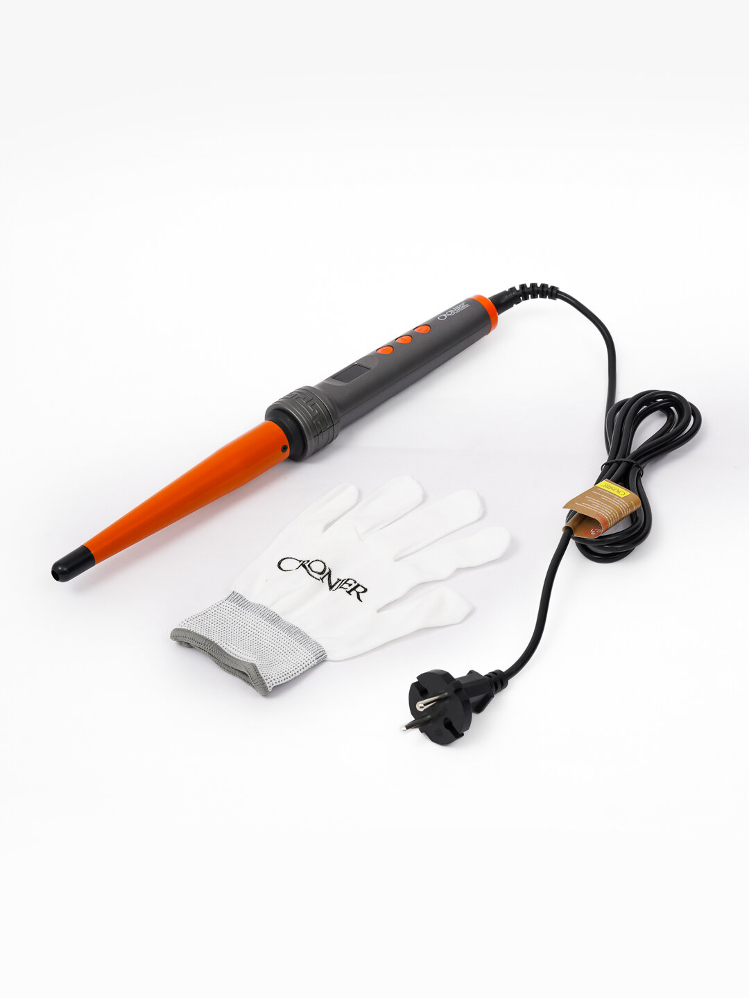 Профессиональная плойка для волос Cronier CR-2060 – конические пластины, макс. температура 230 °C, быстрый нагрев