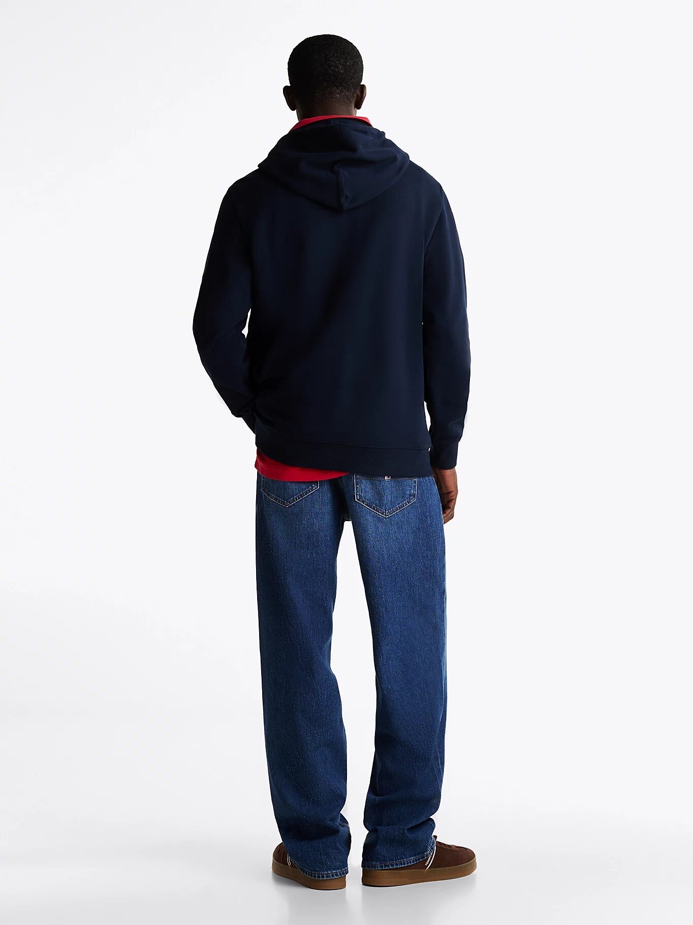 Худи Tommy Jeans Signature Logo, размер L, , синий — фото 1