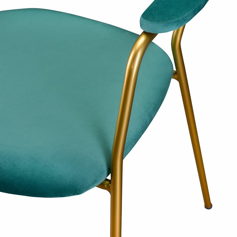 Кресло eirill, велюр, темно-зеленое Bergenson Bjorn - фото №16
