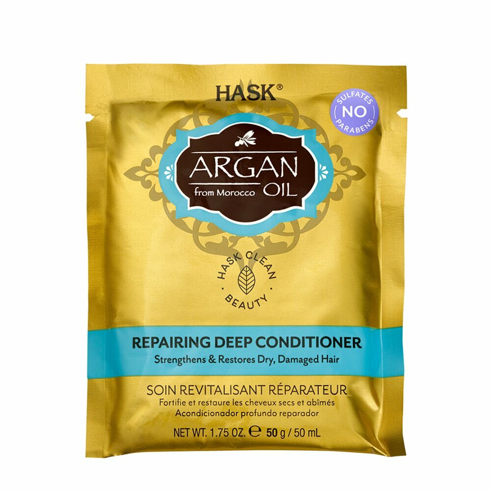 Hask Кондиционер восстанавливающий для волос с аргановым маслом Argan oil repairing conditioner, 50 мл