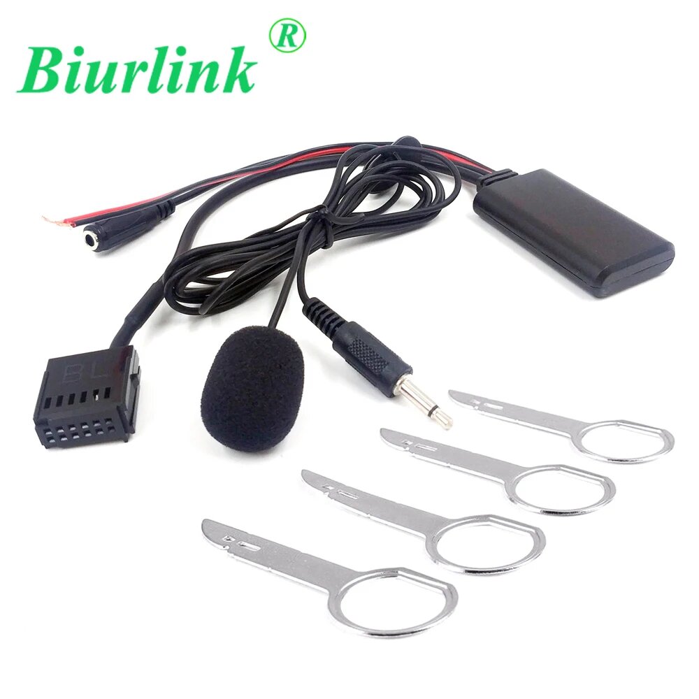 Автомобильный CD AUX-порт, 12 контактов, Bluetooth, гарнитура громкой связи, микрофон для Ford Mondeo, Focus, C-Max, Fiesta, Fusion, 6000CD