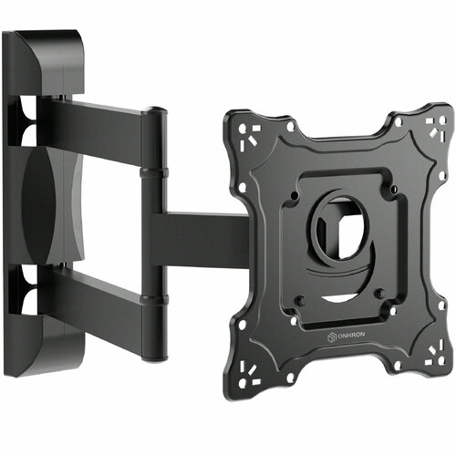 Кронштейн на стену M4S для телевизора 17"-43", наклонно-поворотный, до 35 кг черный